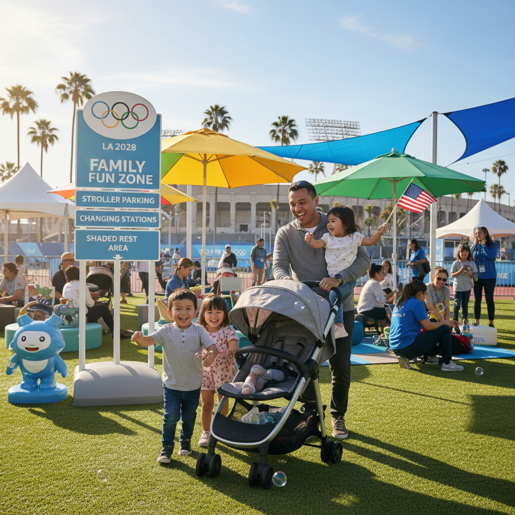 Family-Friendly Olympics: Strollers, Snacks, Bathrooms, Quiet Spaces